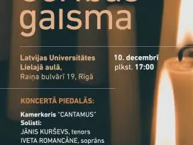 Labdarības koncerts "Cerības gaisma"
