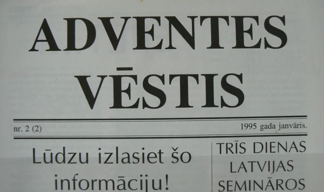 «Adventes Vēstis» atjaunotas